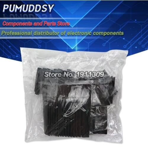 127PCS Heat Shrink Tubing 7.28m 2:1 Black Tube Car Cable Sleeving Assortment Wrap Wire Kit termoretractil Polyolefin Tubing