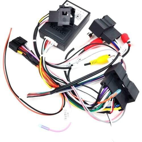 16PIN Car Android Audio Power Cable Wiring Harness with Canbus Box for Ford Focus F150 Ranger