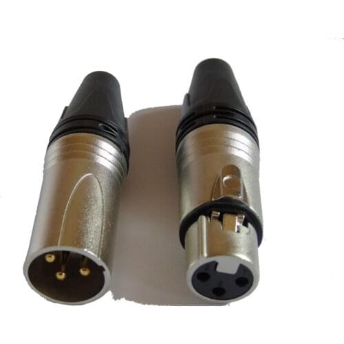 20pcs/lot high quality 3 Pin XLR Connector with 10 PCS NC3MXX & 10 PCS NC3FXX