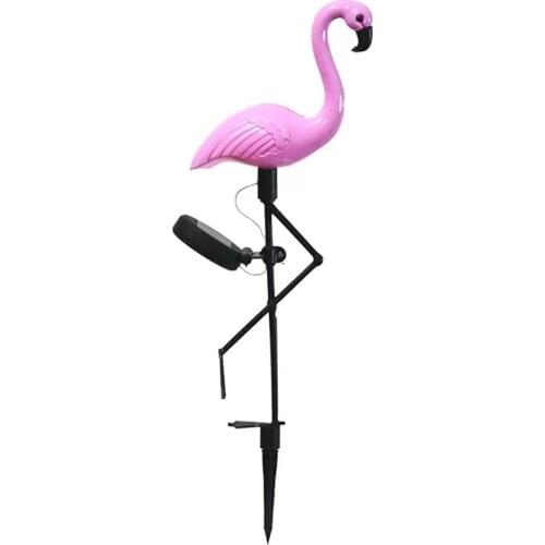 3PCS Led Flamingo Waterproof Solar Lawn Light Outdoor Garden Decoration Light Garden Floor With Landscape Lights