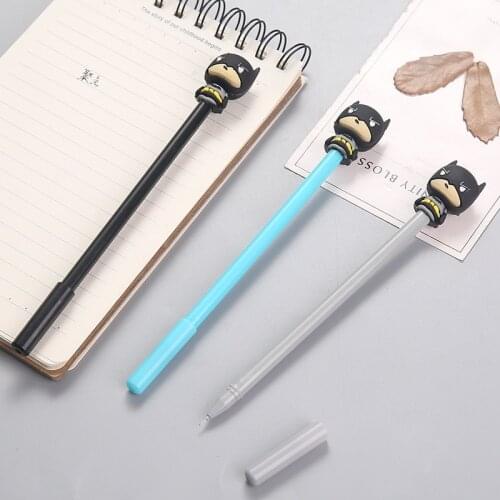 30 pcs Cartoon neutral cool pen student gift study stationery office black signature pen wholesale Factory Direct Sales