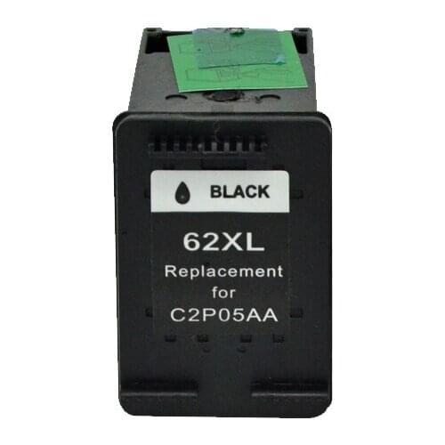 BK For HP62 Compatible Ink Cartridges For HP 62 Envy 5640 5660 7640 5540 5545 Officejet 5740 5743 5744 5745 printers For HP62 XL