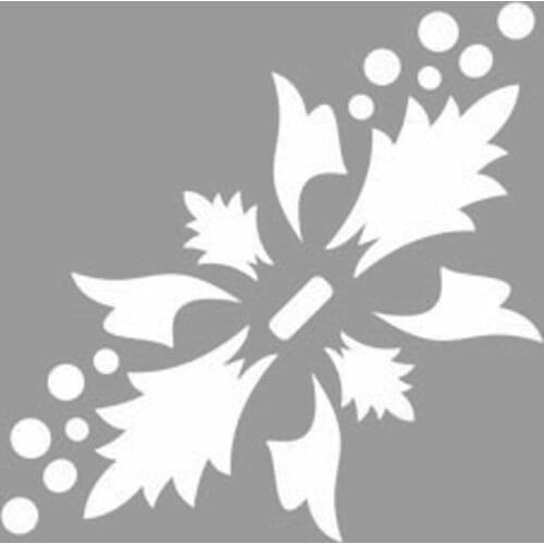 Long Christmas Herd Stencil Design 30x30 cm