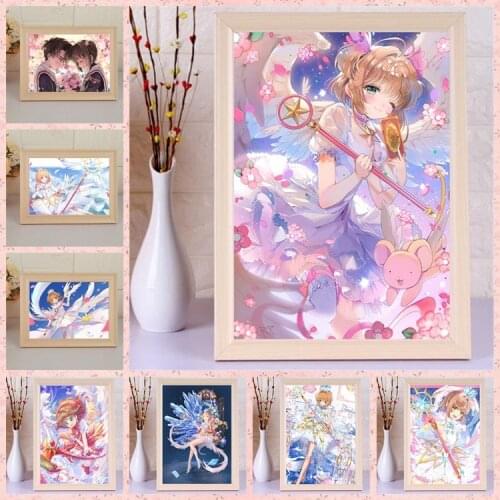 Anime Cardcaptor Sakura Anime placed or hung picture frame painting decorative painting