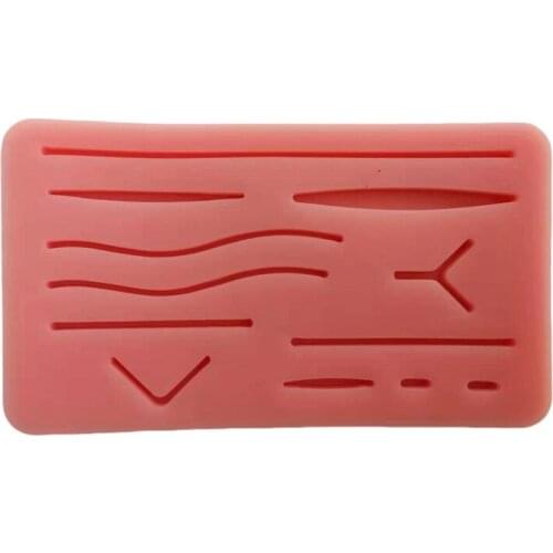 Kawaii room decor Skin Suture Practice Pad Silicone Simulation Skin for Suture Training Suture Material for Students JDH88