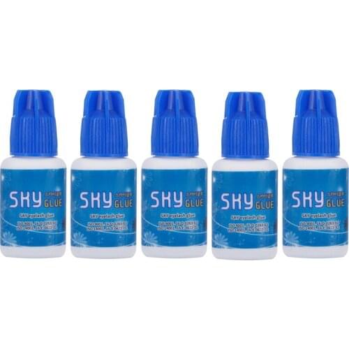 5 pcs/lot Sky S Fast Drying Glue Professional Adhesive for Eyelashes Extension Glue Holding Time 5 to 6 Weeks