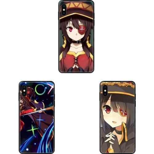 Konosuba For Huawei Honor 20 20I 20S 10 10I 6A 7A 7X 8C 8X 9 9A 9I 9X Lite Pro Collection Black Soft TPU Luxury Fashion Phone