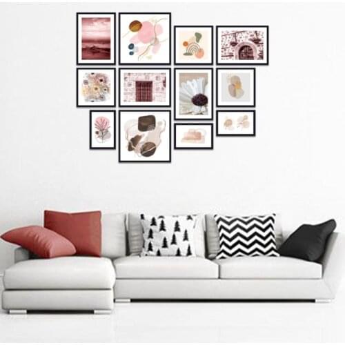 12 piece Frame Looking Mdf Table Set Opt-008