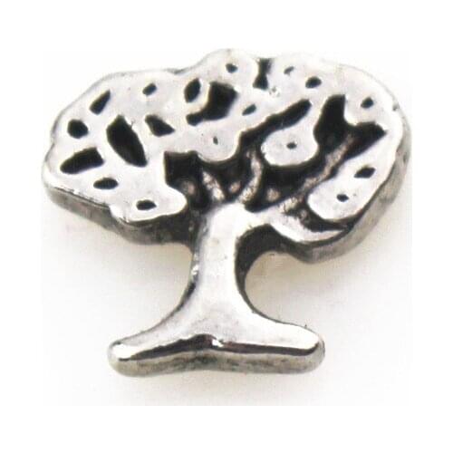 New arrive 20pcs/lot silver family tree floating charms living glass memory floating lockets diy jewelry