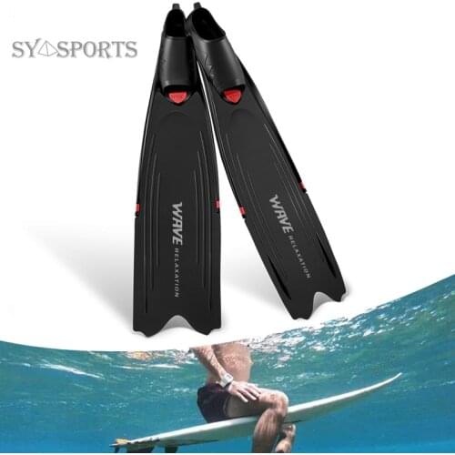 NEW Professional Spearfishing Freediving Fins Flippers PP TPR Scuba Anti-skid Water Sports Snorkel Long Diving Fins