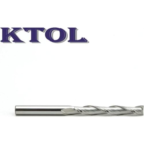 Extra Long Cutting! 5pc 6x72mm 2 Flute Tungsten Carbide Mill, CNC Router Tool Bits/ Cutters,Spiral End Milling Cutters for Wood