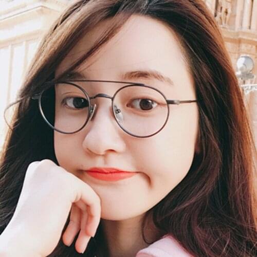 Men Women Unisex Vintage Decoration Optical Eyeglasses Frame Myopia Round Metal Spectacles Eye Glasses Oculos De Grau Eyewear