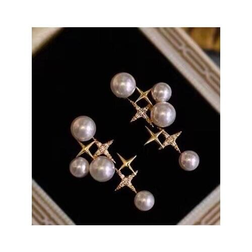 925 Sterling Silver Earrings Base Findings Mountings Settings Jewelry Parts Fittings for Pearls Coral Jade Agate Beads Stones