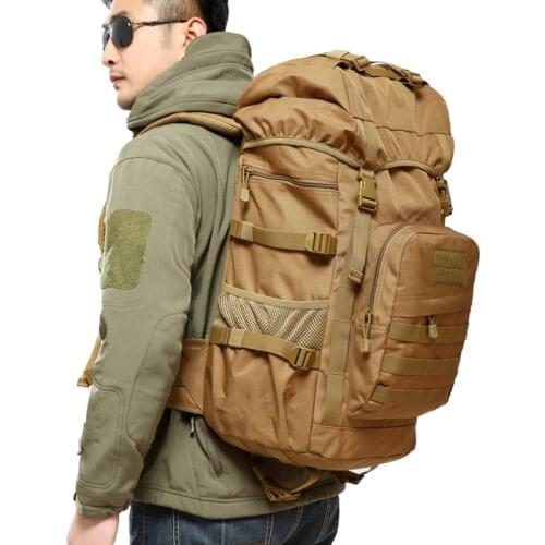 50L Large Capacity Man Military Tactics Backpack Waterproof Nylon Army Bag Rucksack Climb Hike Travel Backpacks mochila militar