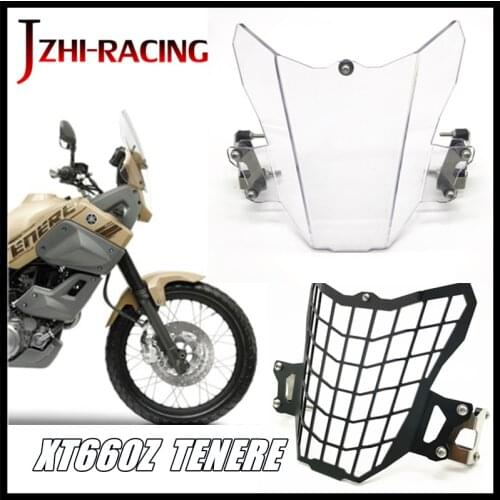 FOR YAMAHA XT660Z TENERE SPECS 2007-2020 Headlight Protection Guard Cover