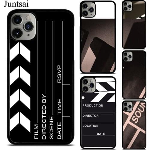 Film Movie Clapperboard Clapper Board Case For iPhone X XS Max XR 7 8 SE 2020 6S Plus 5 12 Mini 11 Pro Max Cover Coque