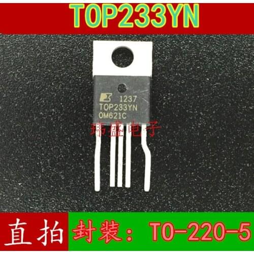 10pcs TOP233Y TOP233YN TO-220-5