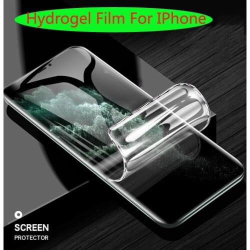 Screen Protector For IPhone 12 Mini 11 Pro Max Hydrogel Film 6 6Plus 7Plus 8 8Plus Soft Full Cover For IPhone X XR XS SE 2020