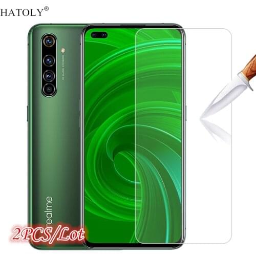 2Pcs Glass on Realme X50 Pro 5G Tempered Glass Realme X50 Pro Phone Screen Protector HD Protective Glass For Oppo Realme X50 Pro