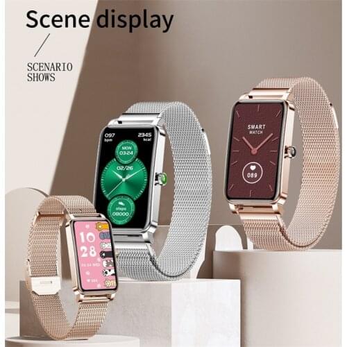2021 New Smart Watch Women Female Health Heart Rate Blood Pressure Monitoring IP68 Waterproof Sport Smart Watch For Android iOS