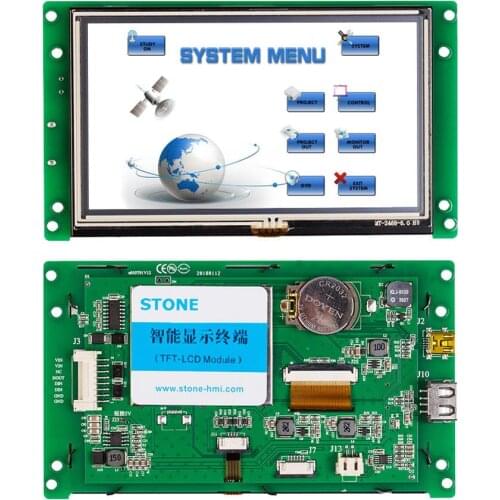 5 Inch TFT LCD Controller Board With LED Backlight Display