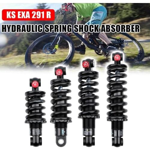 Mountain Bike Alloy Air Rear Shock Absorber Adjustable Damping Bicycle Safety Riding for Cycling Travel Downhill EXA 291R KS MTB