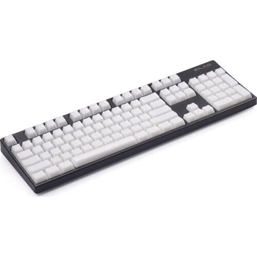 KBDfans PBT OEM Fog White Keycaps