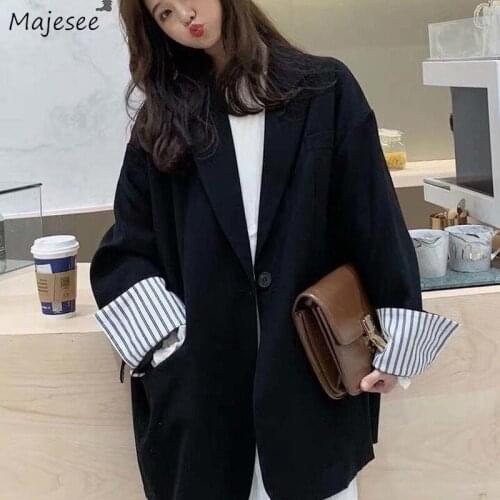 Blazers Women Fashion New Loose Leisure All-match Party Spring Hot Simple Elegant Soft Mujer Vintage Chic Preppy Ins Harajuku
