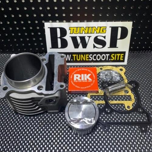 BWS125 Cylinder Kit 59-75mm 15P BWSP Big Bore ZUMA125 CYGNUS125 GTR125 RS100 MIO115 Racing Set With Forged Piston Tuning Bws 125