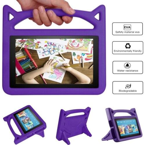 Kids Shockproof EVA Foam Case Cover For ALL-NEW Amazon Fire 7" Inch Tablet Lightweight Handle Children Bracket Protector