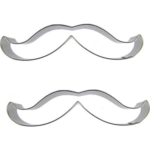 Big Beard shape 2 piece cookie cutting molds, baking tools, cake decorating soft candy tools