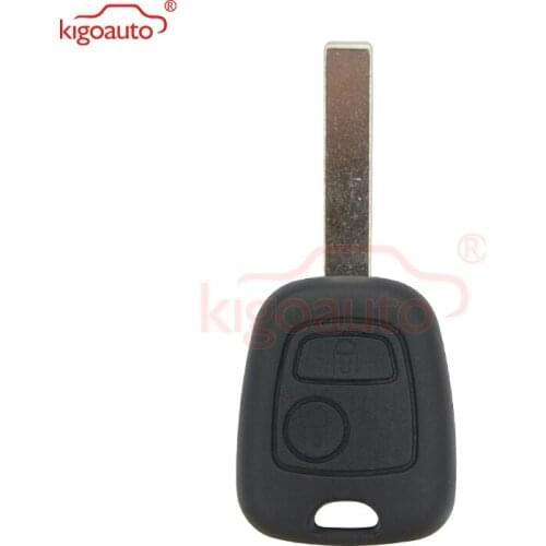 Kigoauto Brand New 2 Button Uncut HU83 Blade Remote Key with ID46 Electronic Chip inside 434MHz for Citroen Peugeot 307