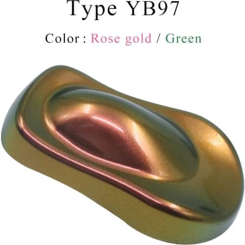 YB97 Chameleon Pigments Acrylic Paint Powder Coating Dye for Chameleon Markers Car Painting Decoration Arts Crafts Nail 10g