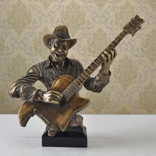 American music music figure No. bust bars and clubs Baishi resin crafts creative decorations