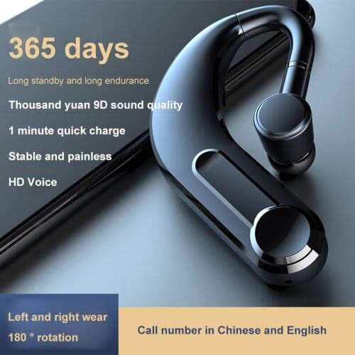 Newest M21 Bluetooth-compatible Headset 5.0 With Mic For IPhone/Android Handsfree Earpiece Noise Reduction Wireless Earphones