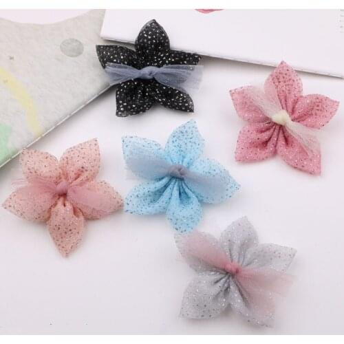 New Arrival Kawaii Glitter Rabbit Ear Patch Stickers 3pcs/Lot Cute Girls Hair Jewelry Headband Headwear Garment Clip Decoration