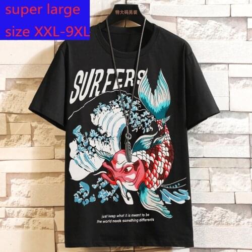 New Arrival Fashion Suepr Large Factory Direct Sales Spring Summer Short Sleeve Casual O-neck Print Knitted Plsu Size 2XL-9XL