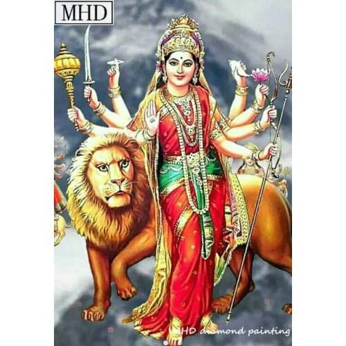 New shelves full of squares religious girls lion pictures diamond painting artwork diamond cross stitch mosaic 100% resin decor