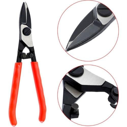 7\" Metal Sheet Shears Steel Straight Head Tin Snips Scissor for Metal Iron Sheet