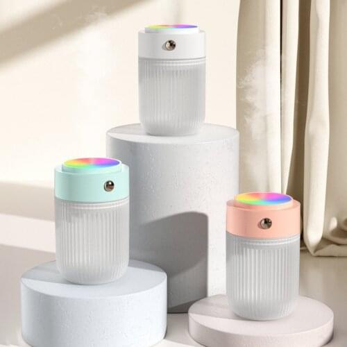 Portable 250ml Electric Air Humidifier Aroma Oil Diffuser USB Cool Mist Sprayer with Colorful Night Light for Home Car Office