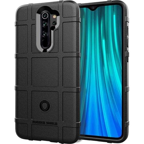 360 Degree Shockproof Full Body Protection Case for Redmi Note 8 Pro Soft TPU Thick Solid Armor Tactical Protective Cover Case
