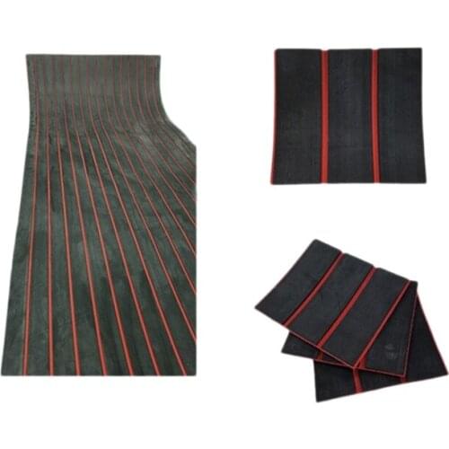 2400X600Mmx6Mm Self Adhesive Eva Boat Yacht Marine Flooring Faux Imitation Teak Decking Sheet Pad