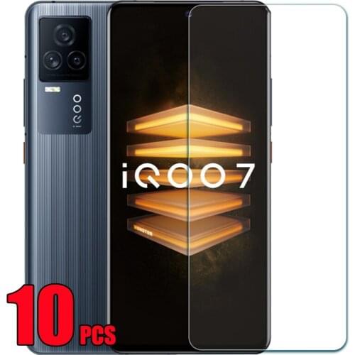 10pcs 2.5D Guard Tempered Glass 9H Screen Protector Film Cover For VIVO X60 X60T V21 E Pro S9 S9E iQOO 7 NEO 5 Life Z3 U3 U3X