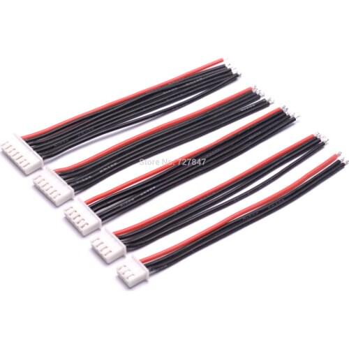 10pcs/lot 10cm 100mm RC Lipo Battery Balance Charger Plug XH 2s 3s 4s 5s 6s cable for RC Helicopter