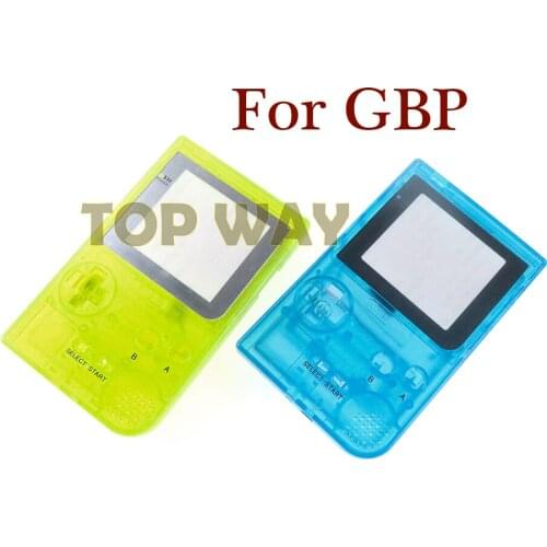 2sets Full Set Housing Shell Case Cover For GameBoyGB Game Console for GBO DMG GBP With Buttons Luminous Light Multi-Color