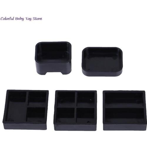 5pcs/set Mini Lunch Box Doll Accessories Toy 1:12 Dollhouse Miniature Match For Collectible Gift Wholesale