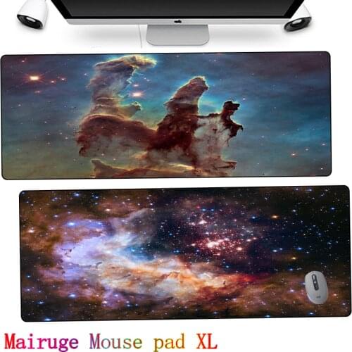 Astronomy Galaxy Mouse pad anime XXL900x400 Gaming accessories desk mat gabinete gamer pc desk tapis de souris kawaii table