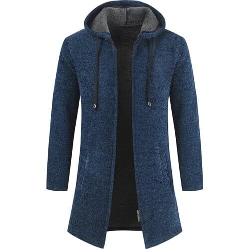 BULUOLANDI Men's Cardigans With A Hood