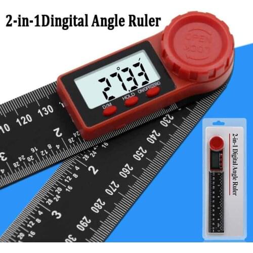 200mm digital instrument angle inclinometer angle digital scale electronic goniometer protractor angle detector
