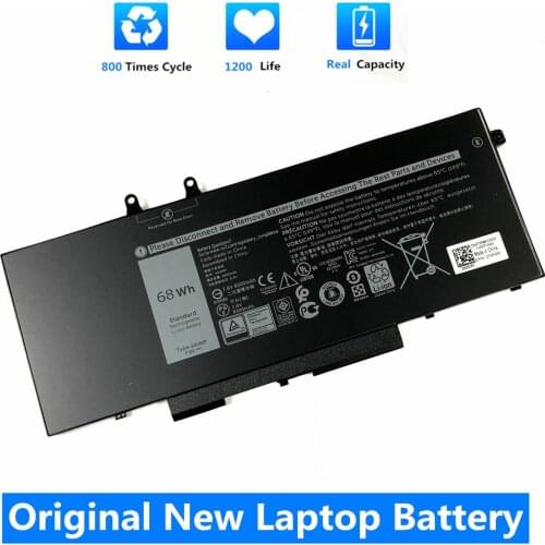 CSMHY NEW 4GVMP Laptop Battery 7.6V 68Wh For DELL Latitude 5500, Precision 3540 , X77XY 8500mAh